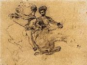 Eugene Delacroix Illustration for Goethe's Faust oil painting reproduction